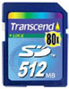 Secure Digital Transcend 512 Mb